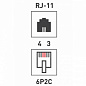Джек телеф. 6P2C PROCONNECT