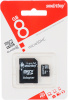 Карта пам. Smartbuy micro SDHC 8Gb class 10+ adapter